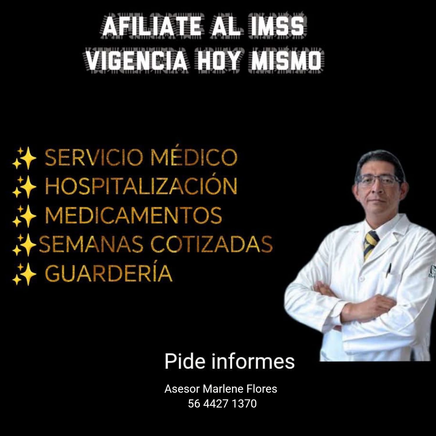 Afíliate al IMSS