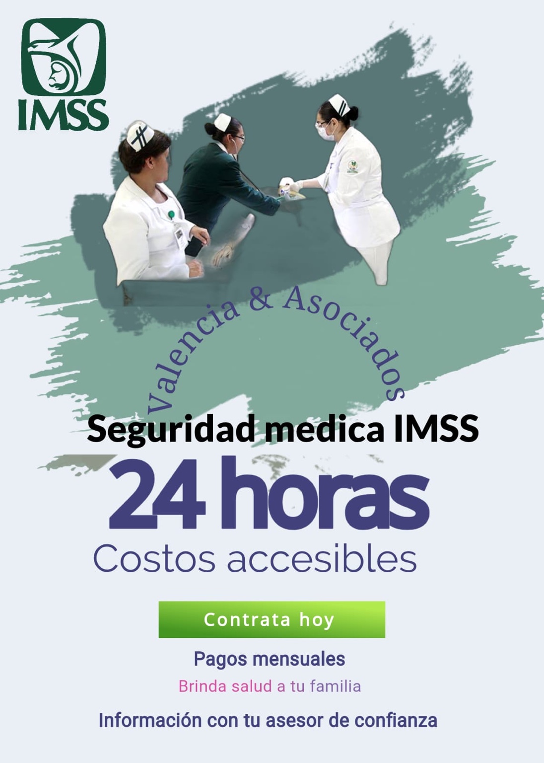 Seguridad médica IMSS 24 horas